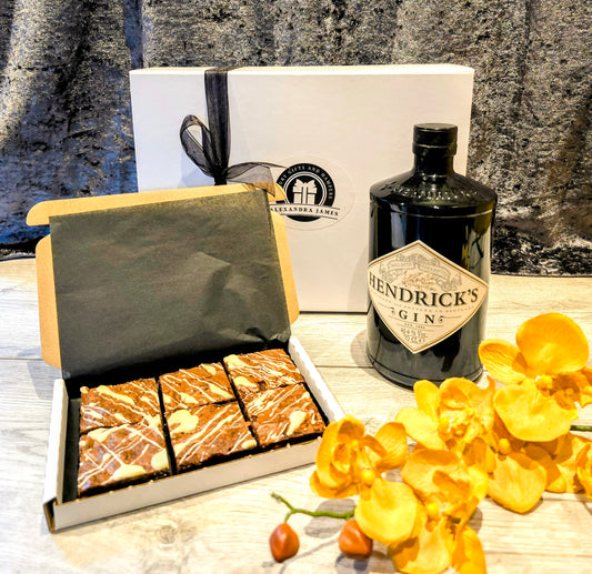 Hendriks Gin & Handmade Belgian Triple Chocolate Brownies