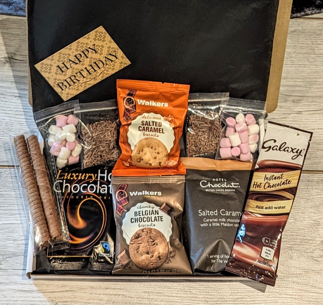 Luxury Letterbox Hot Chocolate and Biscuits Hamper