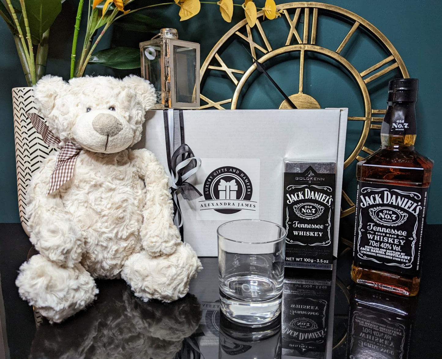 Jack Daniel's, Luxury Plush Teddy And Chocolate